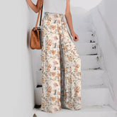 Veleira - Women's High-Waist Wide-Leg Pants